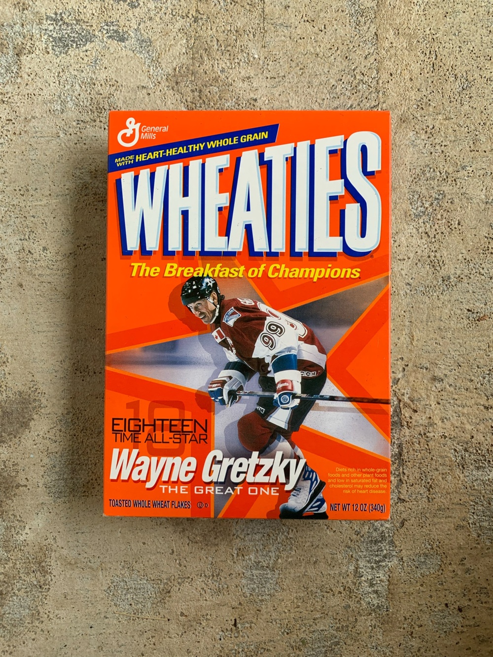 Vintage Wheaties Wayne Gretzky Cereal Box